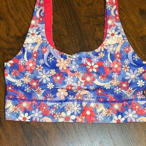 Fabletics Floral Sports Bra -